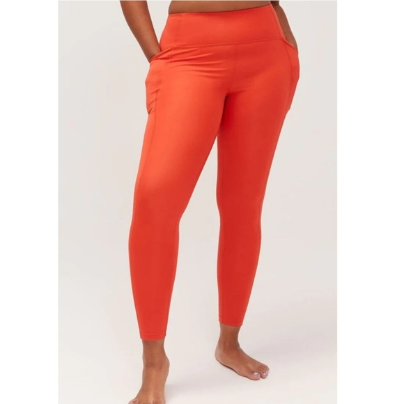 NWT Girlfriend Collective Compressive Pocket Legging in Tart - Picture 8 of 12